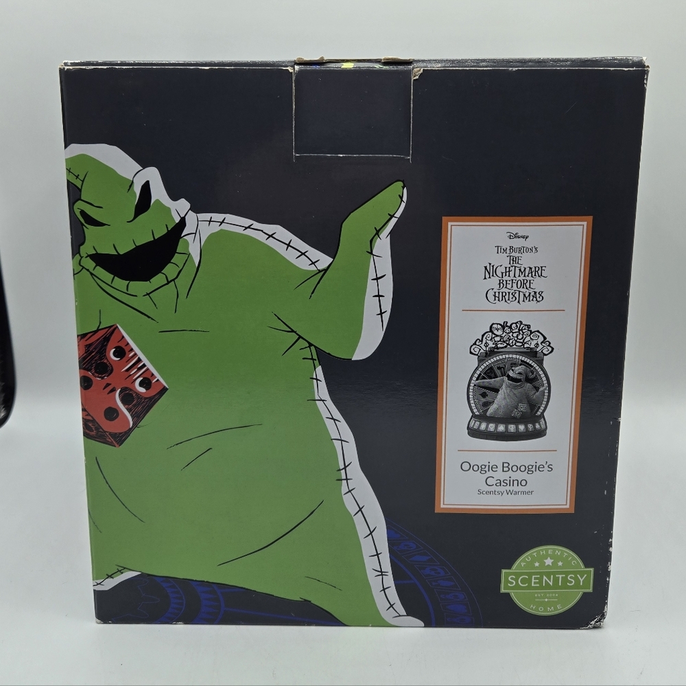 Scentsy The Nightmare Before Christmas Oogie Boogie's Casino Wax Warmer - Picture 9 of 15